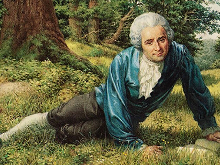 Jean-Jacques-Rousseau-Resting-by-Swiss-artist-Jean-Louis-David-this-painting-portrays-Rousseau Jean-Jacques Rousseau o Filósofo que Desafiou a Sociedade e Inspirou Revoluções